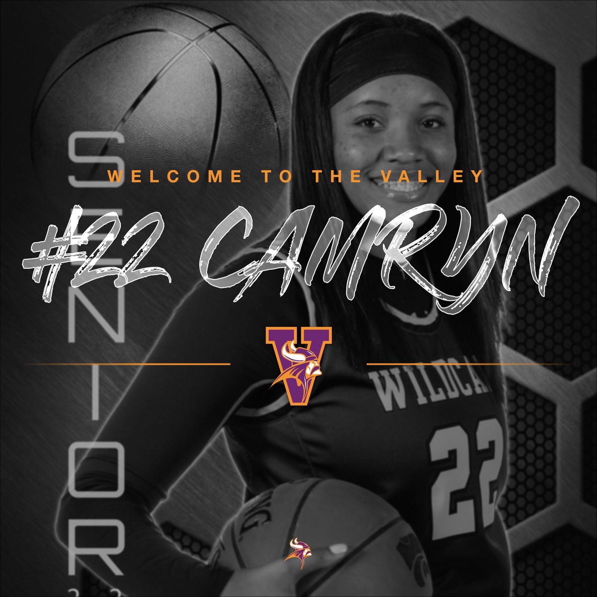 CamrynCollins22's tweet photo. Excited for the next chapter! 100% committed @mvc_wbb @Coach_Lister @BSHSWBB #GoVikings 🧡🖤 https://t.co/doyFs7qwRg