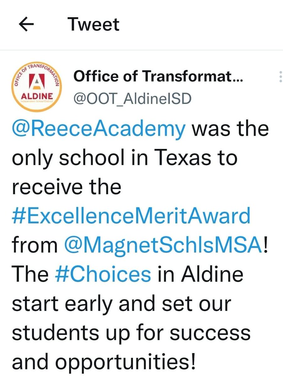 Thank you Arica Buckley and Tiffany Goins for accepting our award on behalf of the Rising S.T.A.R.s and Super S.T.A.R.s of Reece Academy.