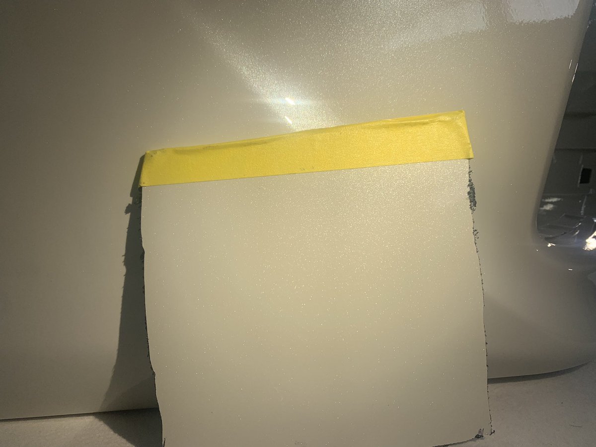 Check out the #colormatch on this #subaru white pearl paint! We think we did a #greatjob 😃. What do you think?