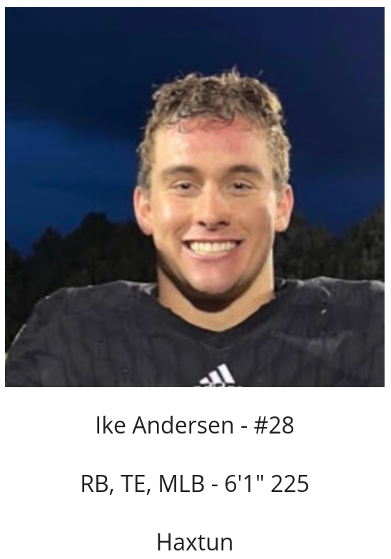 craigballx's tweet photo. All-State Game matchup to watch.

MLB and Team North's leading tackler Ike Andersen from Haxtun
vs.
Top rusher on Team South Chase Moore from Mancos (1,846 yards rushing)

Can't wait to see what happens when they are both at the same spot on the field June 3rd. https://t.co/o0UFkkwZzZ