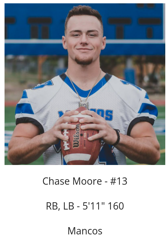 craigballx's tweet photo. All-State Game matchup to watch.

MLB and Team North's leading tackler Ike Andersen from Haxtun
vs.
Top rusher on Team South Chase Moore from Mancos (1,846 yards rushing)

Can't wait to see what happens when they are both at the same spot on the field June 3rd. https://t.co/o0UFkkwZzZ