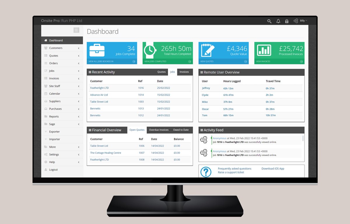 Want a place where you can create and store all your quotes and invoices? The Onsite Pro is for you! It's a powerful yet easy-to-use software that makes managing your business much easier. Go to onsitepro.co.uk today and get yourself a free 14-day trial. #Management