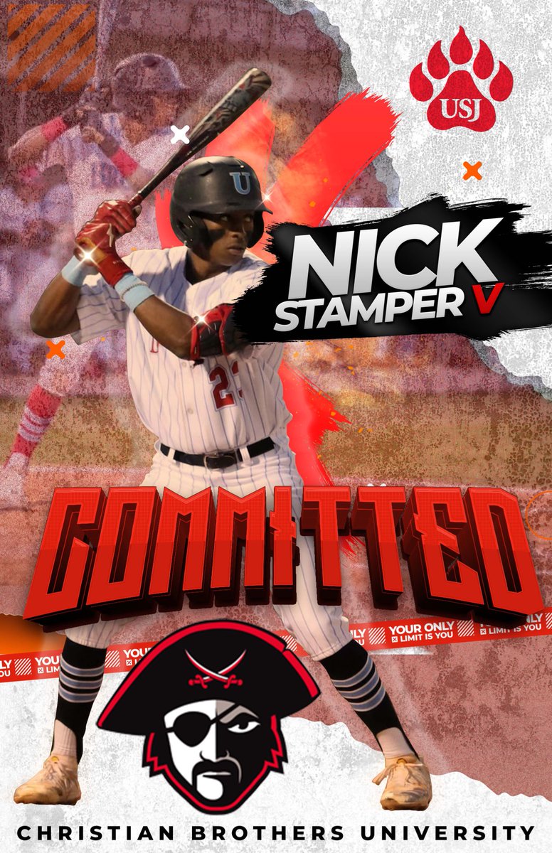 Extremely blessed and excited to announce that I am committed to Christan Brothers University. Thank you to everyone that has recruited me throughout this process. It has been an amazing experience. Ready to get to work, Go Bucs! 🏴‍☠️❤️‍🔥 @_BaseballCBU  <a href="/lparks32/">Lee Parks</a> <a href="/DorseyBaseball/">Adrian Dorsey</a>