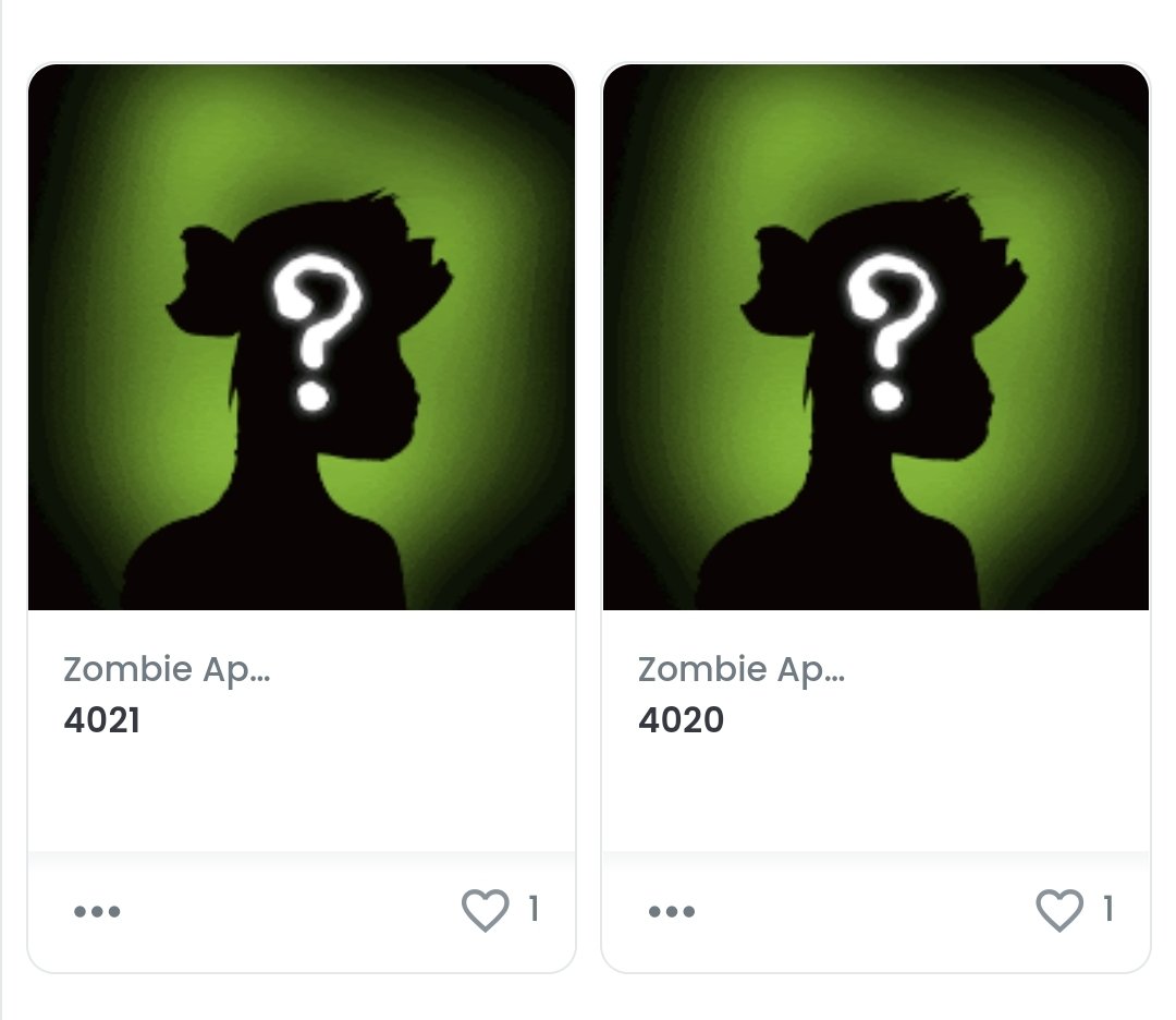 luaRFJ's tweet image. Just minted these, I have a feeling 4020 is going to be a good one.. 😏🔥 @ZombieApesNFT @ZombieZebrasNFT