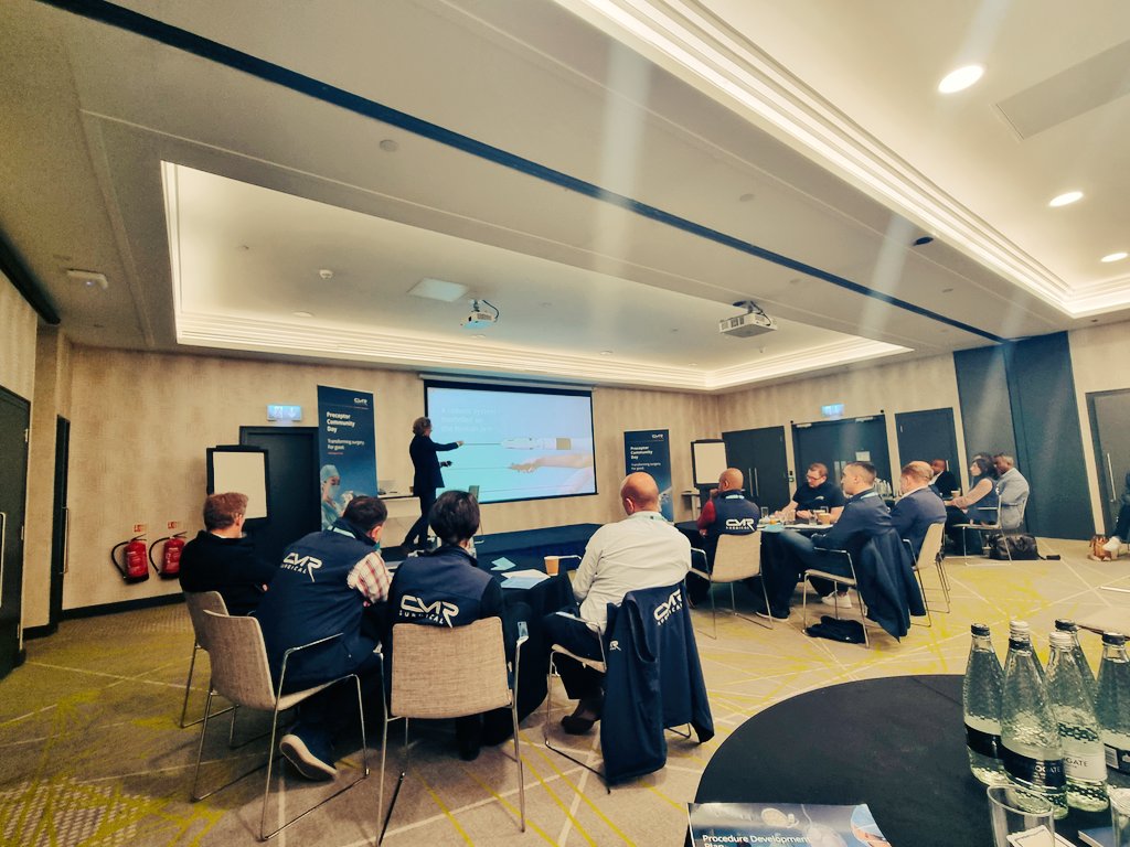 Great to be part of <a href="/CMRSurgical/">CMR Surgical</a> first preceptor community day, learning how to support new #Robotics teams.
Great to meet with like minded colleagues from around the world and exchange ideas.

@AnnaRamRad <a href="/barrie_keeler/">Barrie Keeler</a> <a href="/DrMarkSlack/">Dr. Mark Slack</a> <a href="/MFTnhs/">MFT NHS</a> #versius <a href="/MFT_Charity/">Manchester Foundation Trust Charity</a>