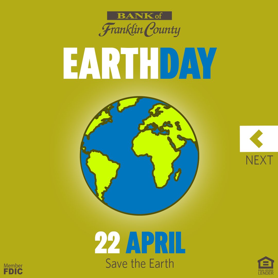 Bank_of_Frank's tweet photo. πβ»οΈHappy Earth Day: Reduce, Reuse, Recycle!
https://t.co/9IimRPocmu
#EarthDay #EarthDay2022 #HappyEarthDay #BFCGivesBack #shredday #reduce #reuse #recycle #communitybank #banklocal #banklocally https://t.co/0HgUGWm0oF