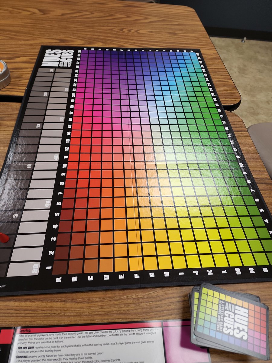 Describing and explaining today. Can you give clues to help a person find the right color?