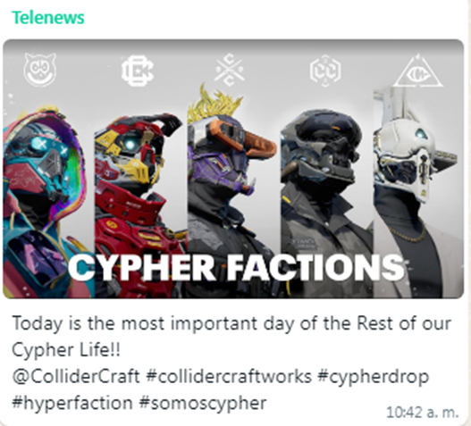 xxmonjexx's tweet photo. Today is the most important day of the Rest of our Cypher Life!! 
@ColliderCraft #collidercraftworks #cypherdrop #hyperfaction #somoscypher https://t.co/ttiZfpxBTf