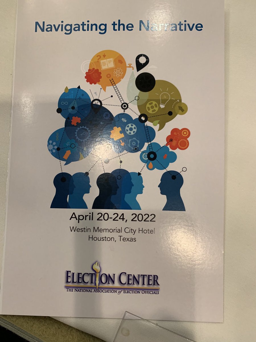 MarciAndino's tweet image. Proud to represent the EI-ISAC at the ⁦@ElectionCenter2 Conference in Houston and talk to election officials about the free cybersecurity services we provide.  #CyberStrong #cisecurity