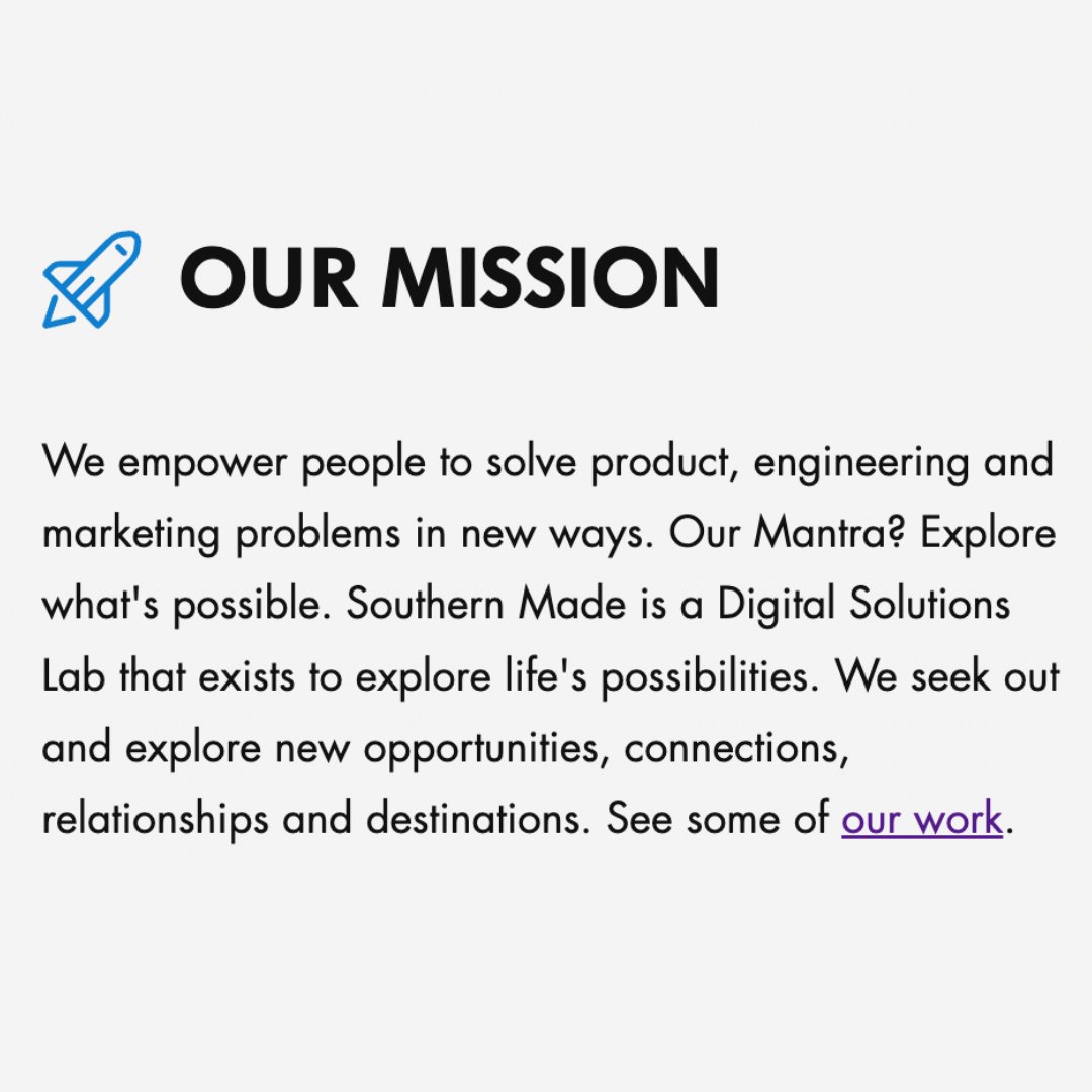 Southern Made tweet media