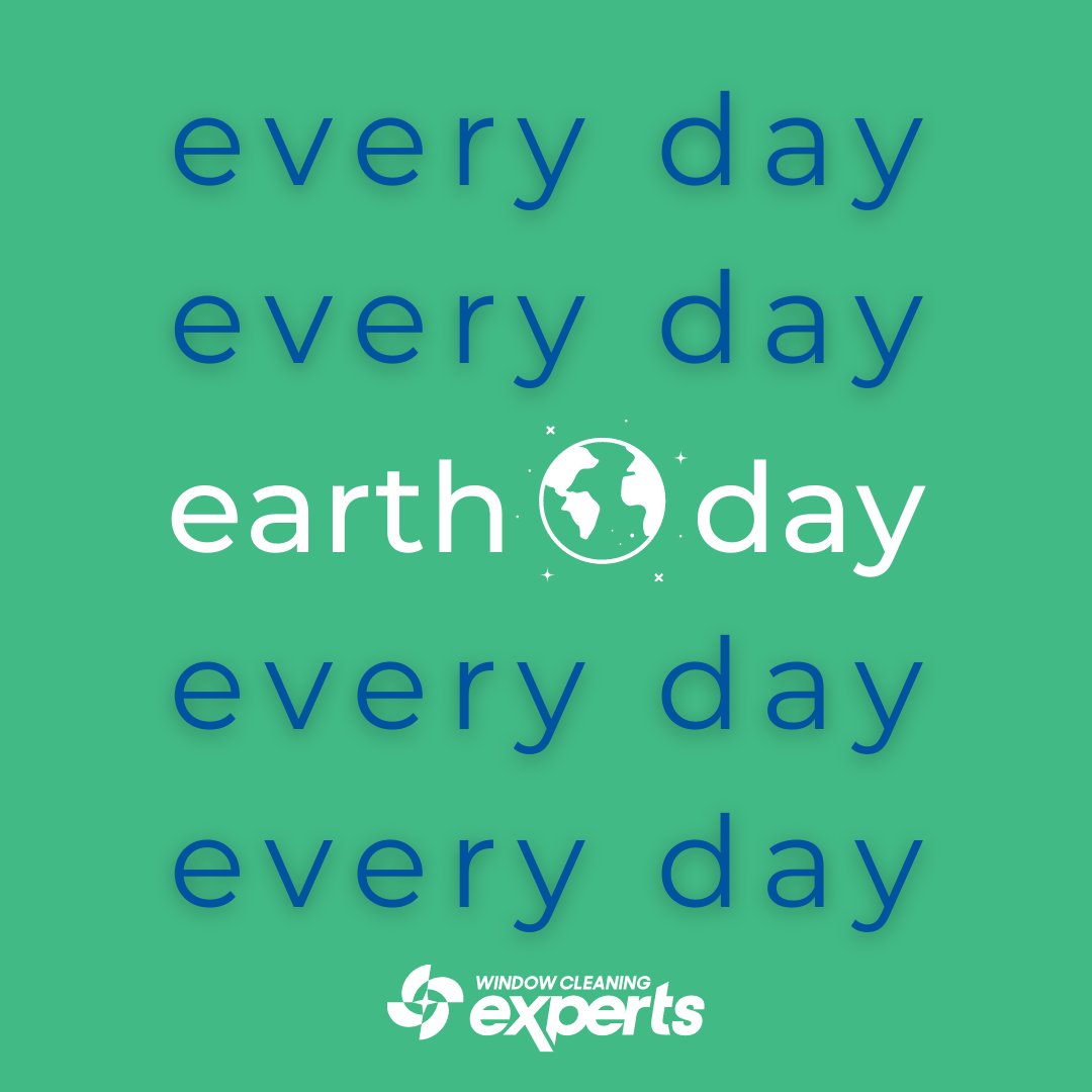 Happy Earth Day! 🌎

Window Cleaning Experts helps save the planet by using a low-impact bio-degradable cleaner to remove dirt and grime from your home.
 
What do you do to help save the planet, comment below! 👇

#EarthDay #WindowCleaningExperts #ShowOffYourHome