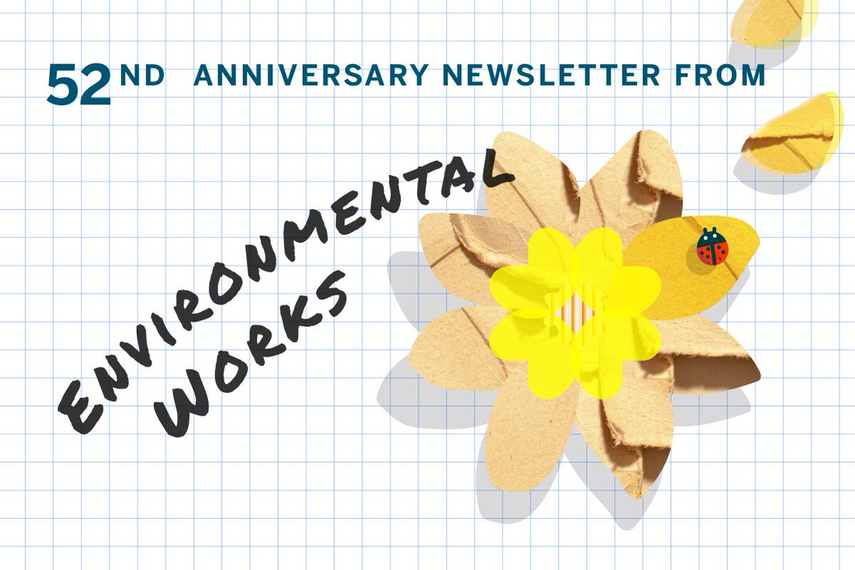 Founded on #EarthDay in 1970, Environmental Works welcomes our 52nd Year around the sun. To celebrate, we sat down to learn more about a variety of sustainably-minded passion projects from EW staff. Check in out! eworks.org/news #EarthDay2022