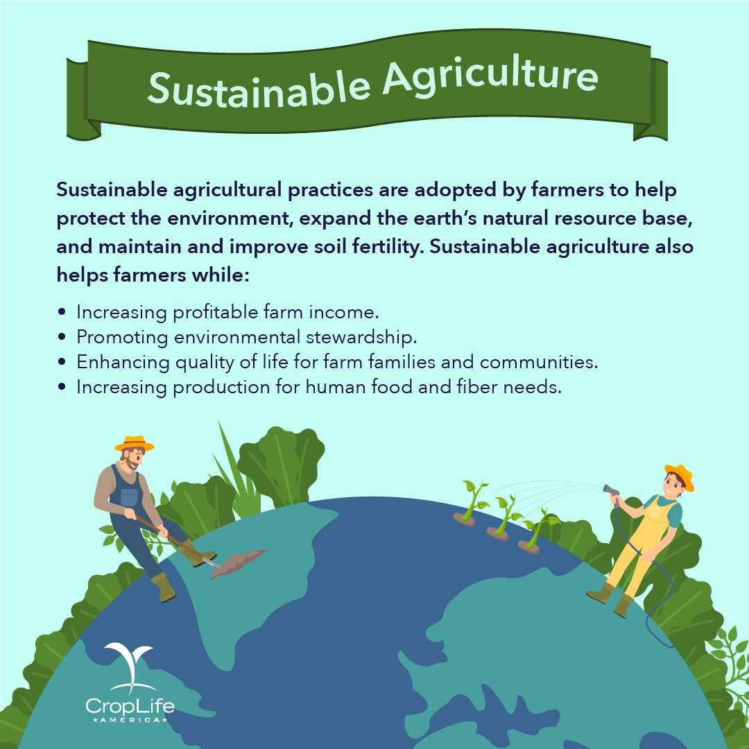 CropLife America on Twitter: "This #EarthDay, we appreciate farmers who ...