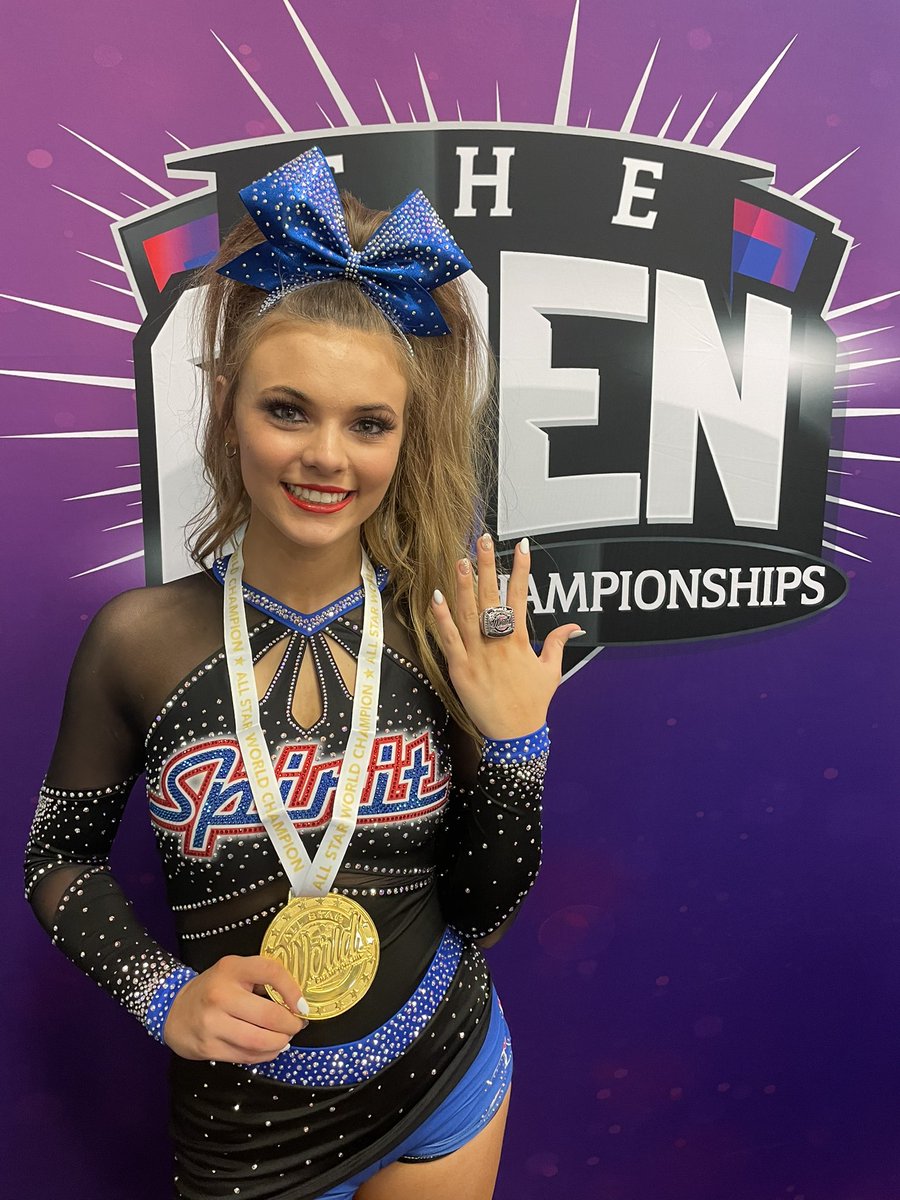 lackeymustang's tweet photo. My champion!!! #allstarworlds #champs #wykal #X4L @SpiritXtreme https://t.co/aBunwvfGRv