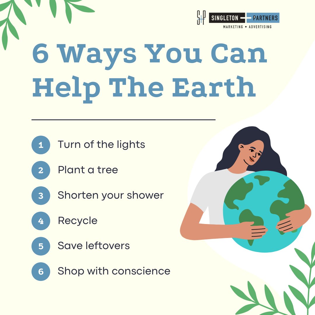 SingletonPrtnrs's tweet photo. Looking for new ways to be sustainable is the first step towards helping save our planet. It is never too late to make healthy changes that can positively improve the environment around us. Start today!
#happyearthday #earthday2022 https://t.co/YEm8z6dE6B