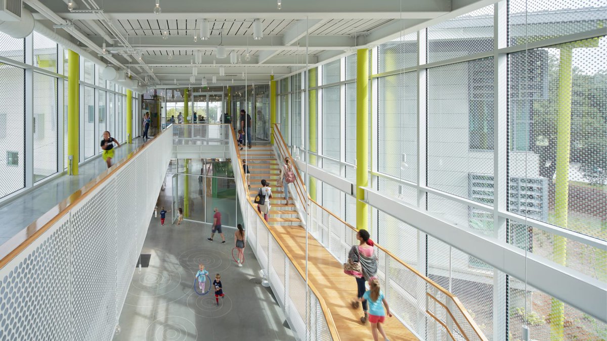 Another 2022 COTE Top Ten Plus recipient, the Louisiana Children’s Museum, designed by <a href="/mithun_design/">Mithun</a> and <a href="/WaggonnerBall/">Waggonner & Ball Architecture/Environment</a>, demonstrates community resilience within a culturally engaged environment in post-Hurricane Katrina New Orleans. 
Learn more → bit.ly/louisianachild…