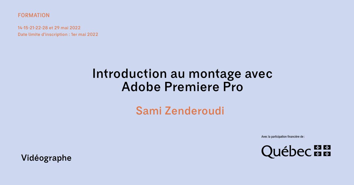 Vidéographe tweet media