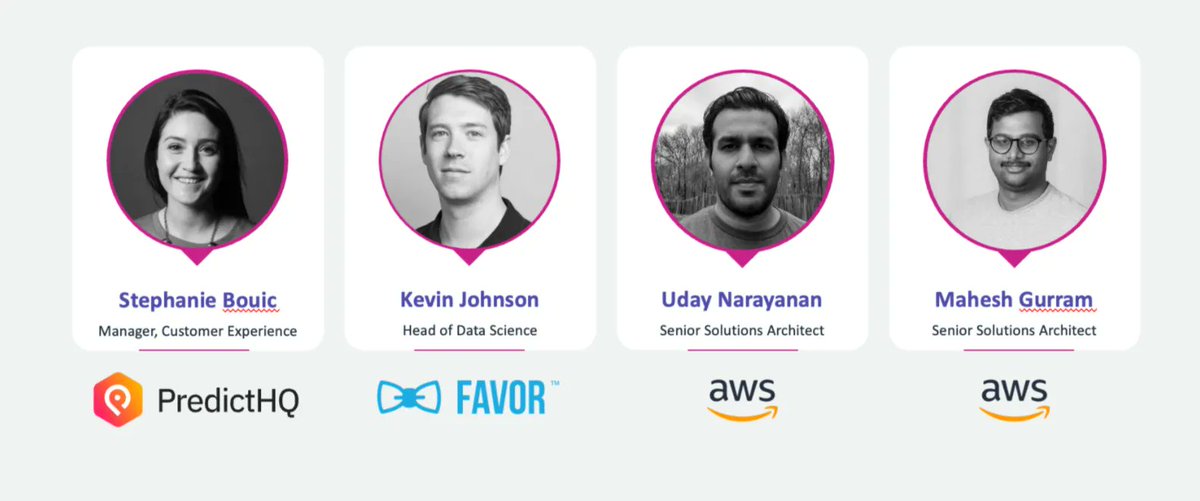 PredictHQ's tweet image. Becoming truly data-driven is essential to scaling. Join us, Favor Delivery and AWS in this webainr explore how to get high-impact data into your machine learning models with minimal cost and fuss:  buff.ly/3KZRZGF #demandintelligence #AWSpartner #scalewithaws