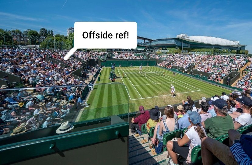 Cain_Unable's tweet photo. Nadine Dorries watching Wimbledon. https://t.co/1L4ogPFBni