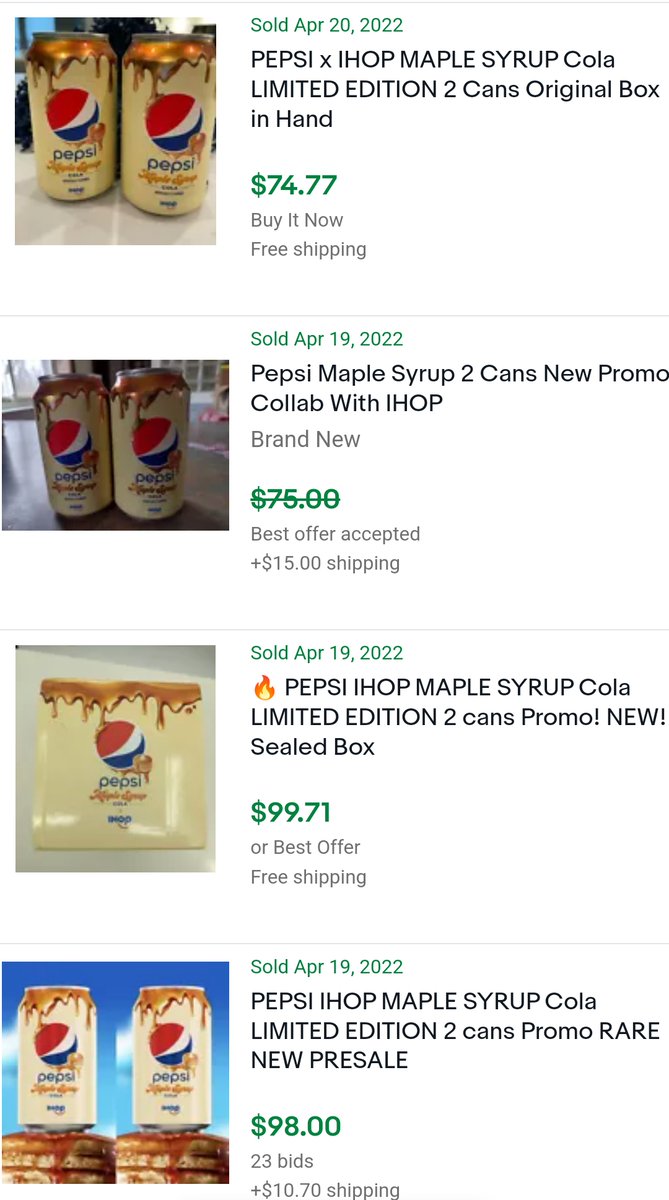 DetectorAIO's tweet image. Detector members are feasting on recent promos!

🥞 Pepsi Maple Syrup:

Retail: FREE from social media promotion

Resale: $75-100

Who needs in?