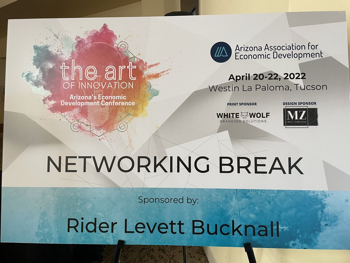 AAED (@_aaed) on Twitter photo Our final networking break at the Arizona Economic Development Conference is sponsored by <a href="/rlbamericas/">RiderLevettBucknall</a>! #2022AZEconDev Our final networking break at the Arizona Economic Development Conference is sponsored by <a href="/rlbamericas/">RiderLevettBucknall</a>! #2022AZEconDev