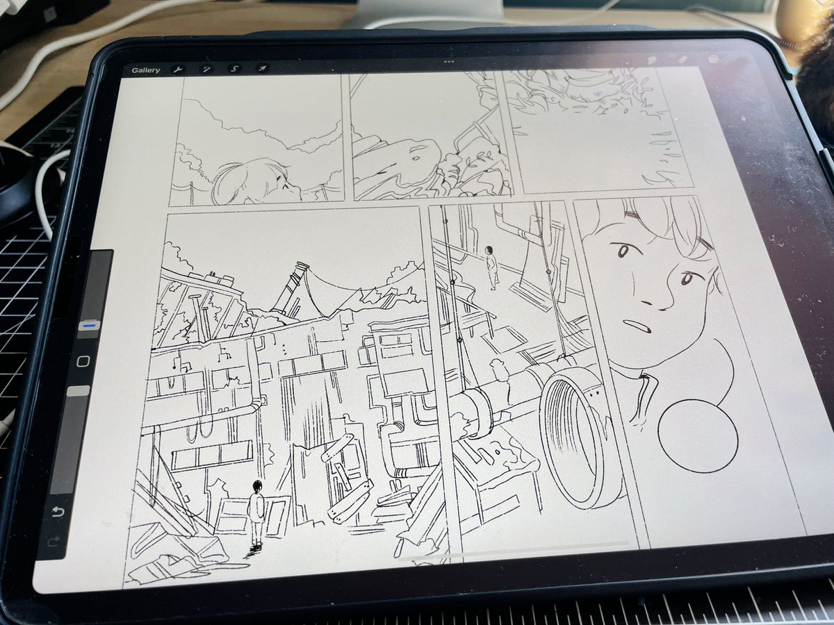 inking part 2 of OSOT today~ 