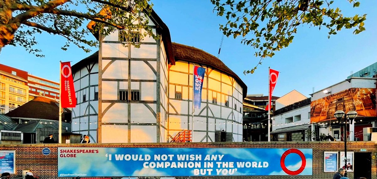 I would not wish any companion in the world but you...

Tonight sees the opening of our Summer 2022 season and we cannot wait to welcome you all through our great oak doors once more! ❤ ⭕

#ThisWoodenO #ViewFromTheGlobe