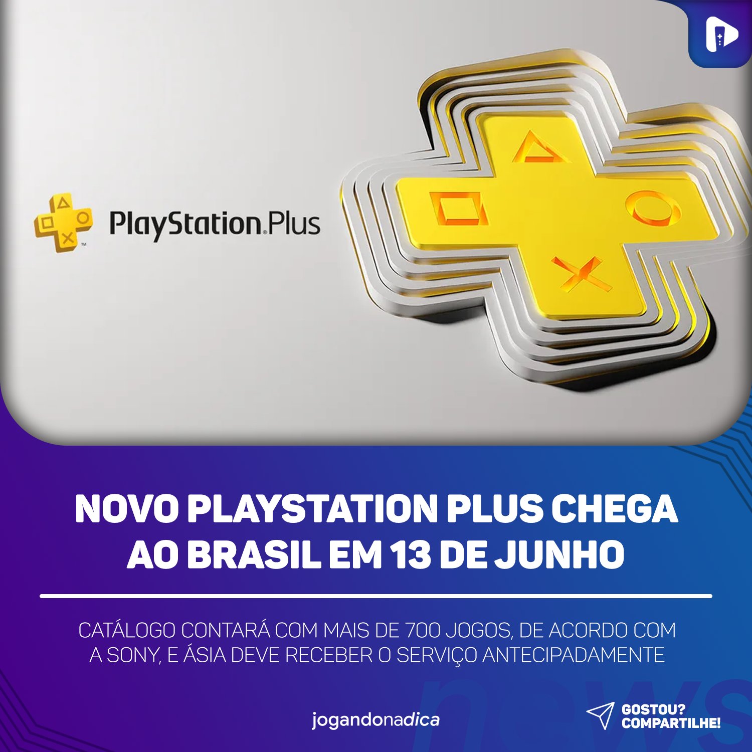 Novo PS Plus - Catálogo completo na Ásia