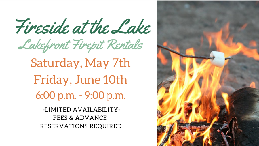 Come enjoy the evening @LakeJennings on May 7 - gather around one of the firepits, available for rent! Wood, Adirondack chairs and fire starter are provided with your reservation. Reserve your firepit here: https://t.co/rEtQDCKVRT! https://t.co/D3SdfJLeZr