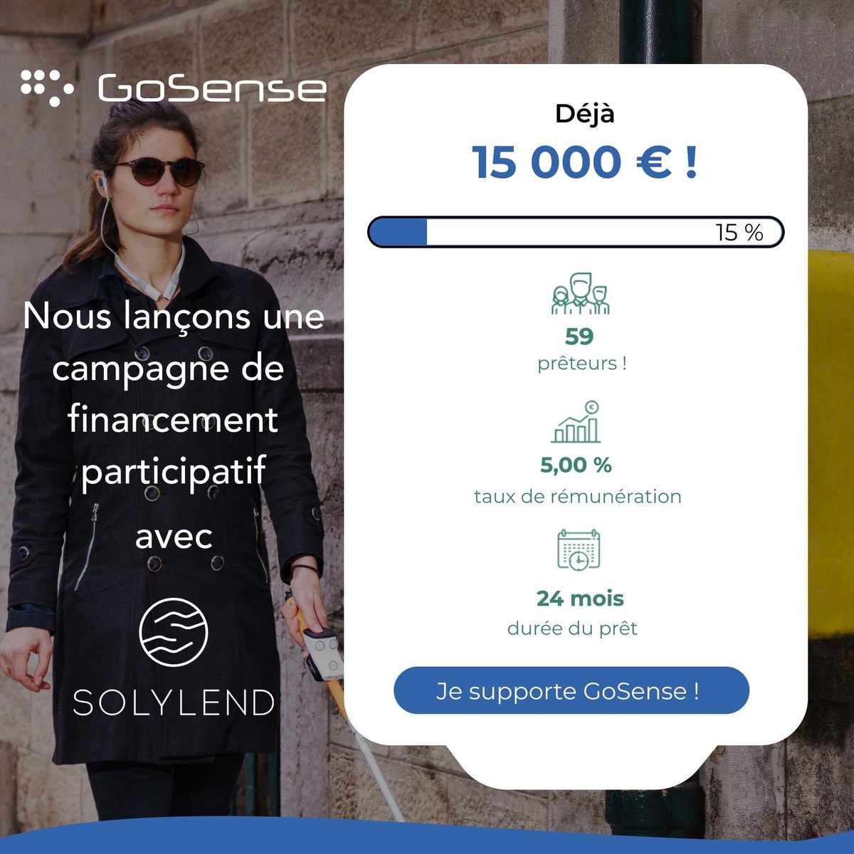 📢<a href="/gosense/">GoSense</a> est fier de vous annoncer que nous lançons notre campagne de financement participatif sur <a href="/Solylend/">Solylend</a> 
Comme vous le savez Rango est une innovation unique au monde! 
C’est pourquoi nous avons décidé de vous faire participer à notre développement: lien d'accès plus bas 👇