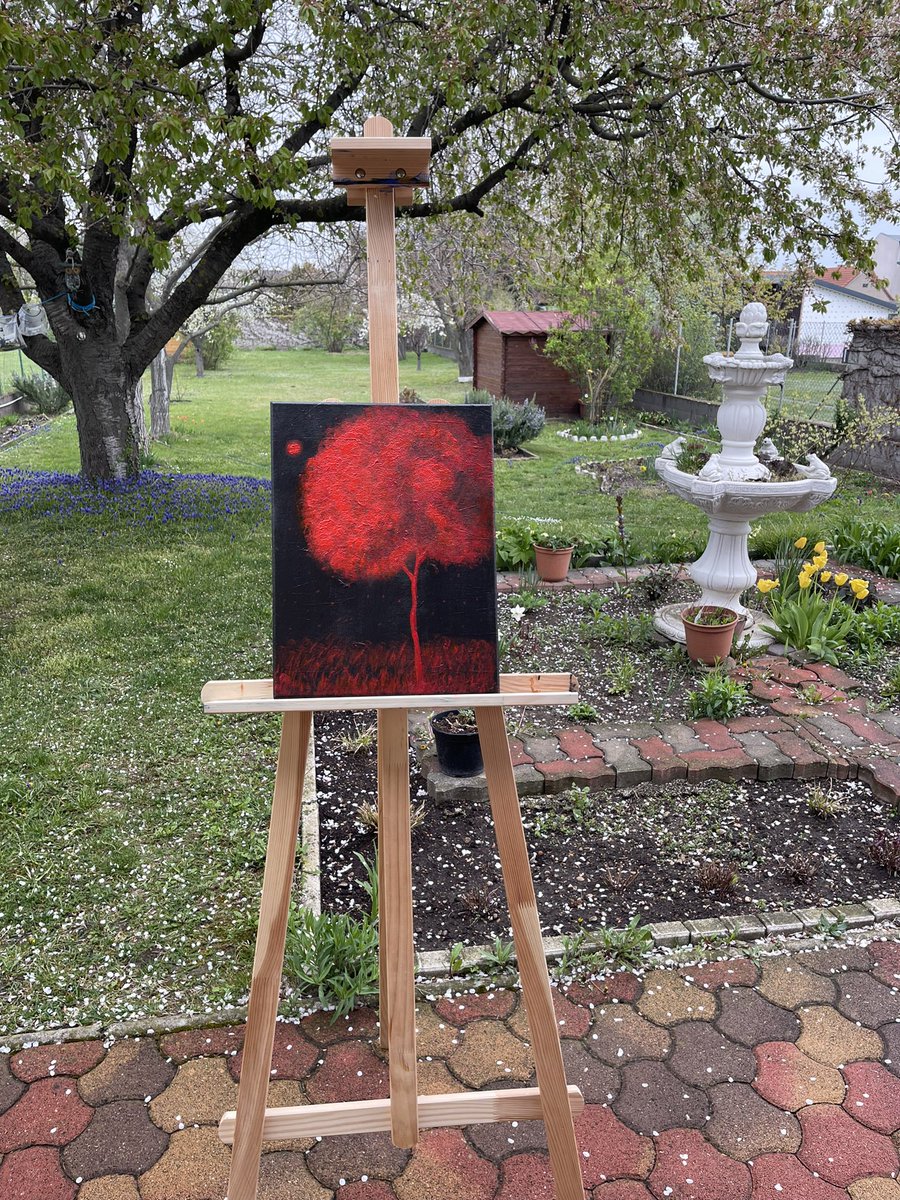 Der „Blood Tree“ aus Nosferatus Garten! 
30x40cm Acryl. 
Für an Fuffi gehört er Dir! Die Hälfte wird für die SK Pama Kinder gespendet! 👍
Interesse? Dann schreib mir: georgina.ebeyan@gmx.at