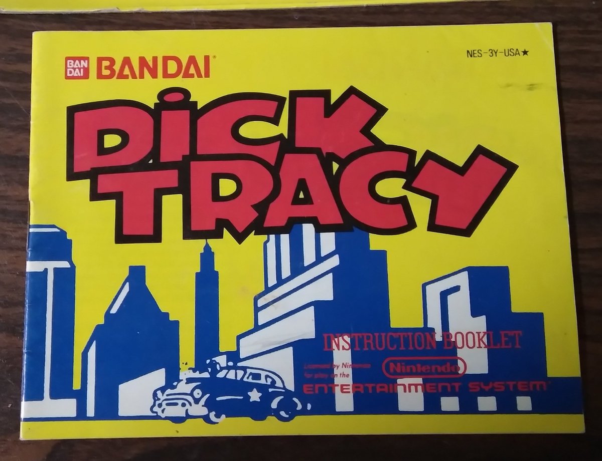 HeManIsMyHero's tweet image. Now I have the knowledge and the tools to finally bring Big Boy and his gang to justice.👍😉 #DickTracy #InstructionBooklet #Bandai #NES #NintendoEntertainmentSystem