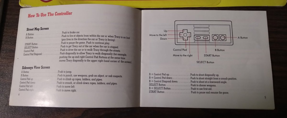 HeManIsMyHero's tweet image. Now I have the knowledge and the tools to finally bring Big Boy and his gang to justice.👍😉 #DickTracy #InstructionBooklet #Bandai #NES #NintendoEntertainmentSystem