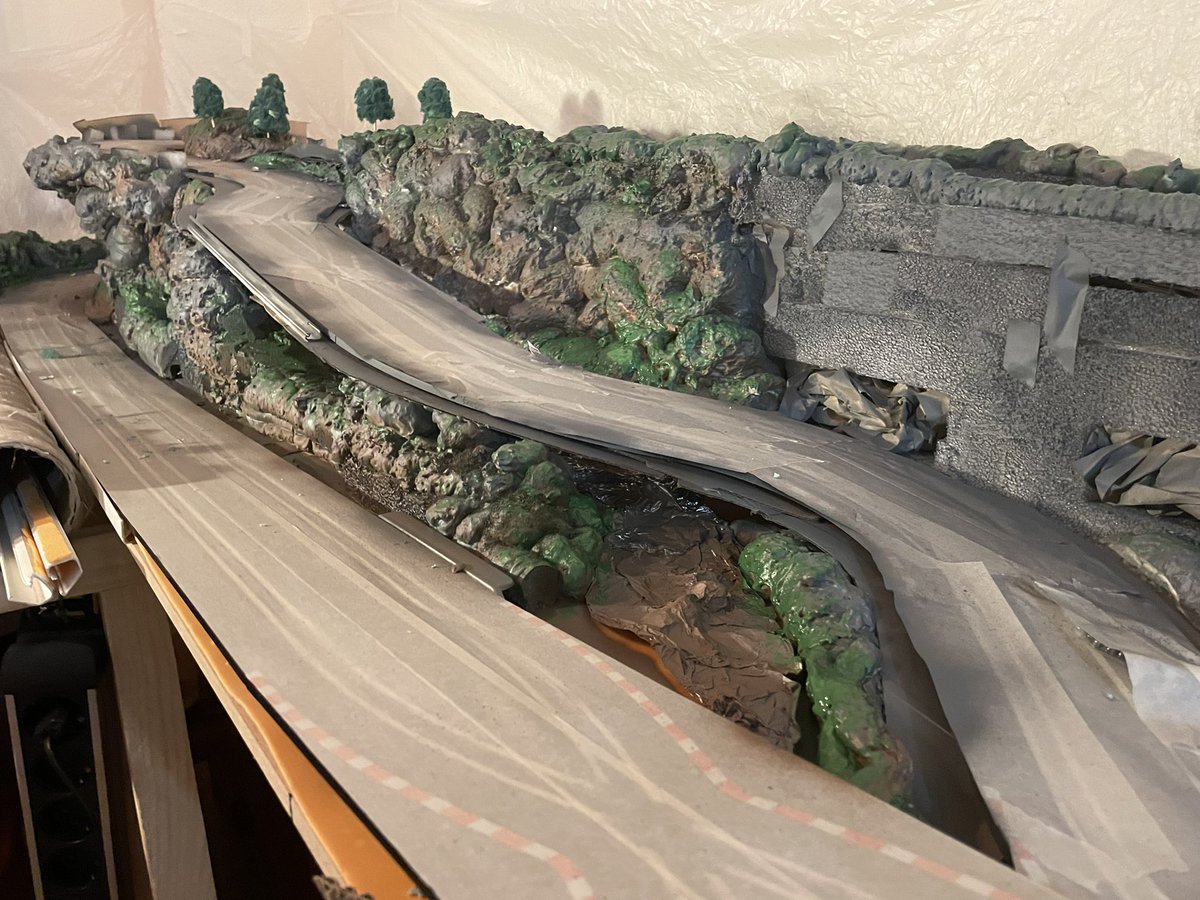 Proceso maqueta scalextric compact. #scalextric #scalex #slot #slot143 #scalemodel #slotcar #maqueta #diorama #CarreraOficial #carrerago #modelismo