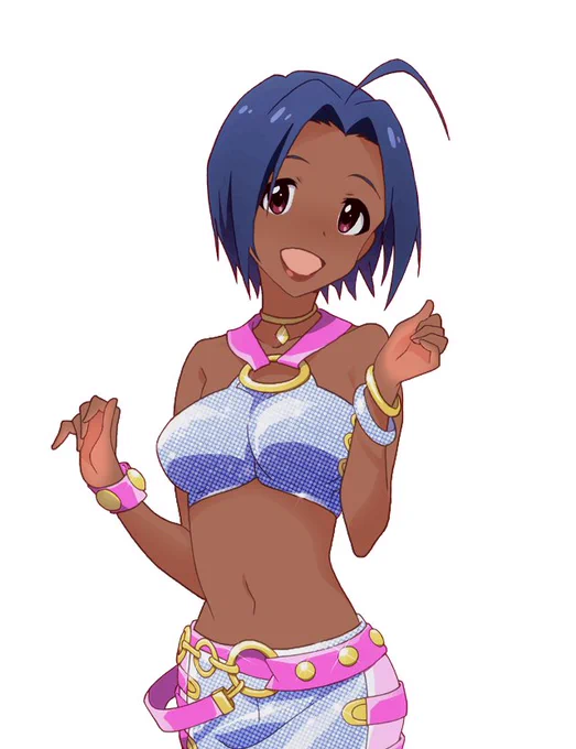Azusa Miura is dark-skinned! 