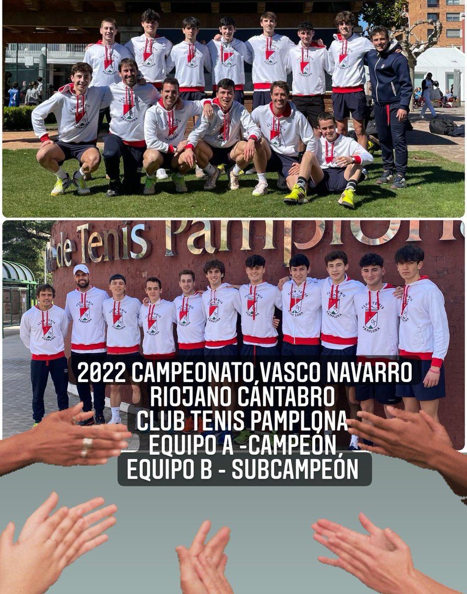 albertosanzagu's tweet photo. Espectacular 👏🏻👏🏻
A seguir trabajando todos unidos 💪🏻💪🏻
🏆Campeonato Vasco Navarro Riojano Cántabro 2022
Equipo A Campeón 🥇
Equipo B Subcampeón 🥈

🙆‍♂️ Histórico https://t.co/45eNUVMuYJ