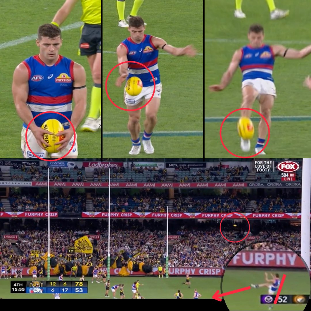 timschmidt36's tweet photo. 🤯 16 goals 36 points the @westernbulldogs have kicked in the past two rounds (30% accuracy) - and that doesn't include the shots that didn't register a score! 

Simplify the action - guide ball into foot, keep everything in line with target &amp; have momentum through the ball❗ https://t.co/G2ktBtqT8h
