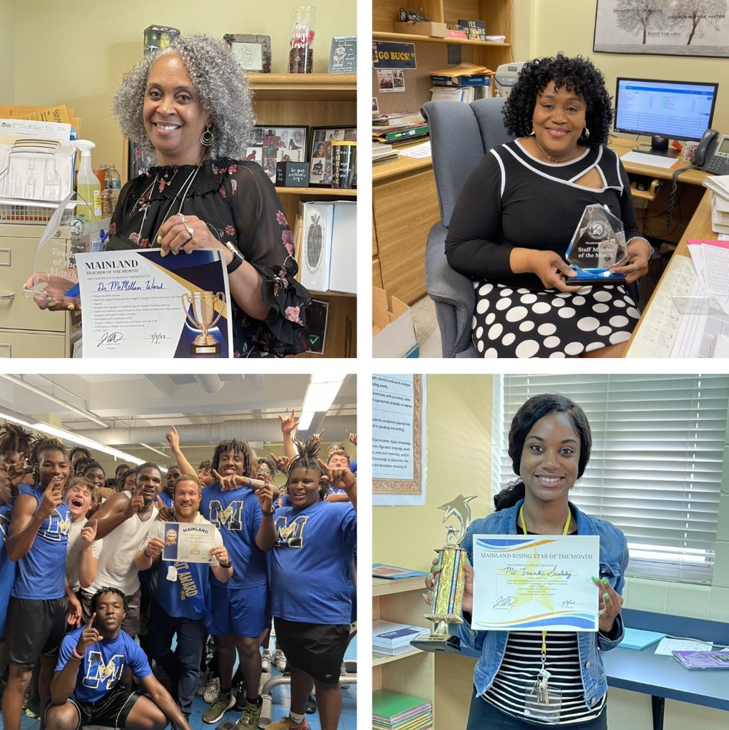 The best moments~ showing appreciation by surprising teachers and celebrating them 🎉😊👏🏽  Teacher of the Month ~ Dr. Ward, Staff of Month~ Ms. Jenkins, Spirit award ~ Mr. ( Coach) Simpson and Rising ⭐️ Ms. Saulsby 🎉🎉. #BPND