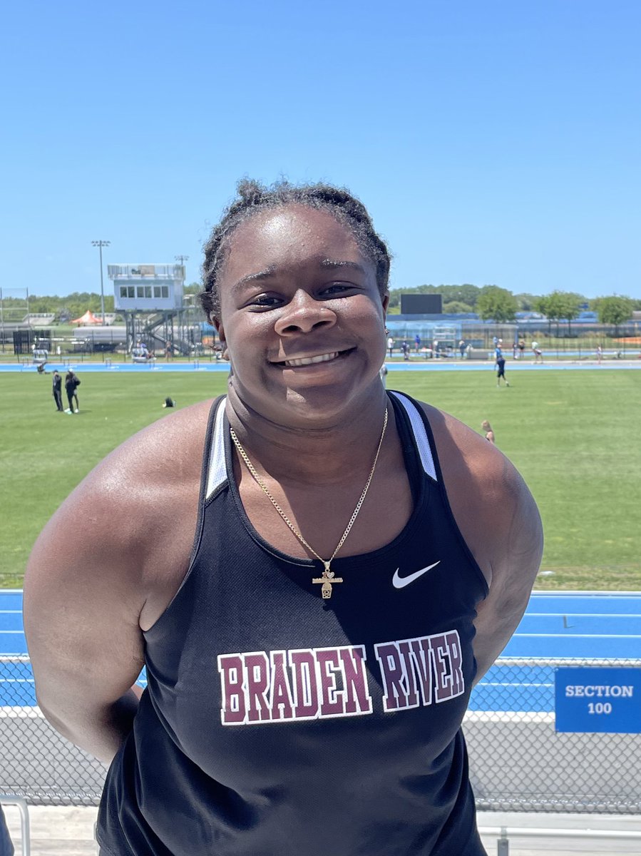 IMG Invitational highlight: Rheyana Hamilton places 3rd in shot put with 9.92m! #WEAREBRXCTF