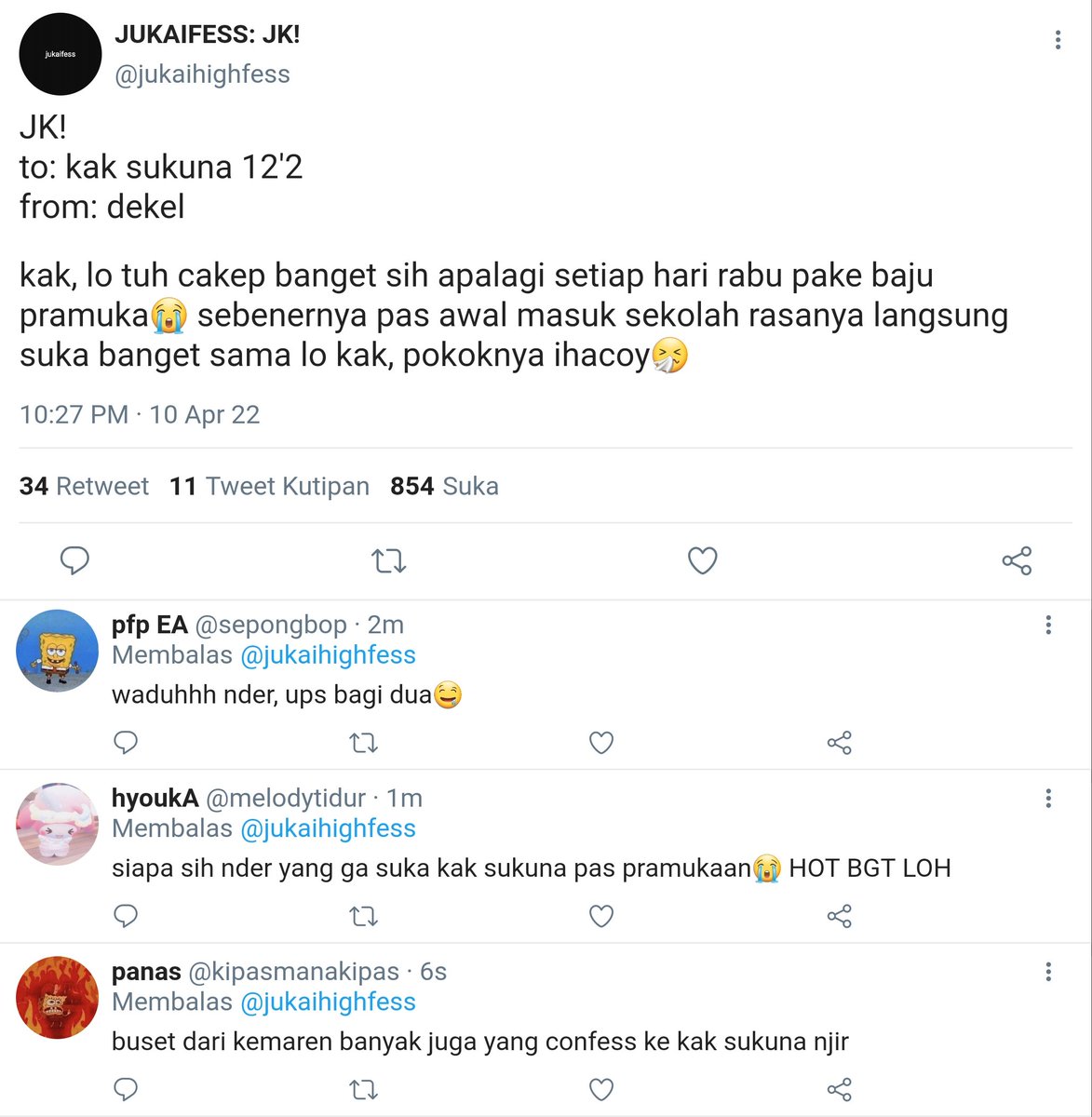 blessgurO's tweet photo. #sukufushi very short AU

Megumi cemburu, pacarnya dari kemarin dapet confess mulu di menfess https://t.co/M3FogfniKz