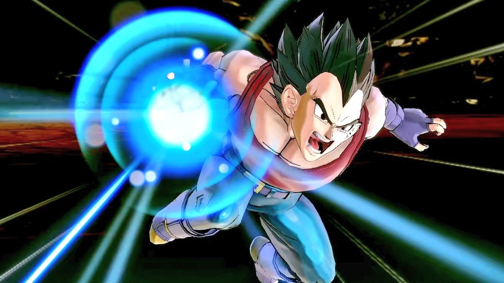 Super Vegeta charging a final flash : r/dbz