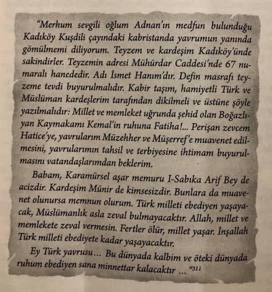 TekbBulent's tweet photo. “Fert ölür, Millet Yaşar. Türk Milleti ebediyete kadar yaşayacaktır.”
Şehit Boğazlayan Kaymakamı Kemal bey ruhun şad olsun. https://t.co/MKhAycJGWl