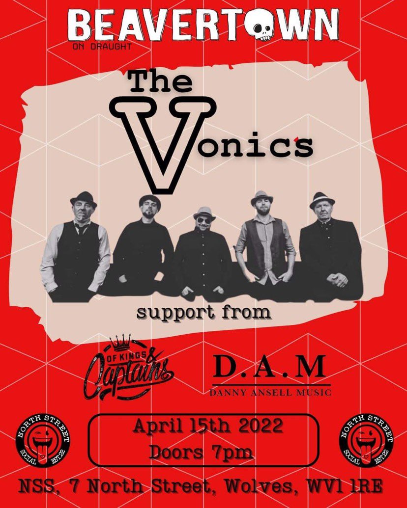 GIG ALERT THIS FRIDAY!!!

This Friday 15th April we play at North Street Social (The old Little Civic) in #wolverhampton 

We play alongside the brilliant <a href="/dannyans/">Danny Ansell</a> and <a href="/ofkingsandcaps/">Of Kings & Captains</a> so this not to be missed!