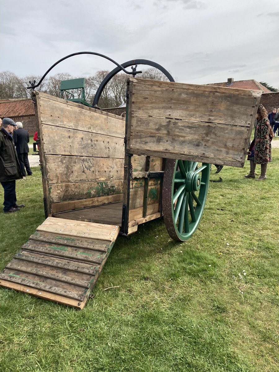 HumberMuseums's tweet photo. Congratulations to the Wolds Wagoners Museum on the unveiling of their restored Horse Ambulance and the premiere of their animated film made in partnership with @sledwetfed Sledmere School pupils, Andy Burns and @GGoldsbrough.

#HMP_Funded @ace_thenorth #Supported #Museum https://t.co/MmG0Hn8l68