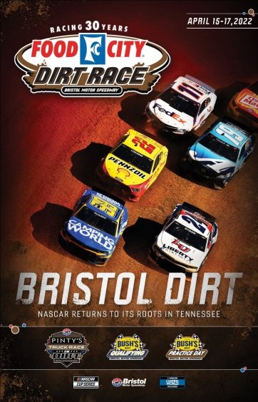 Official Commemorative Souvenir Program for Food City Dirt Race Available for Free in Both Print and Digital Formats: To help race fans enjoy next weekend’s Food City Dirt Race and Pinty’s Truck Race on Dirt at Bristol Motor Speedway, whether they are… https://t.co/lnsOaXbB41 https://t.co/c0mthw0T18