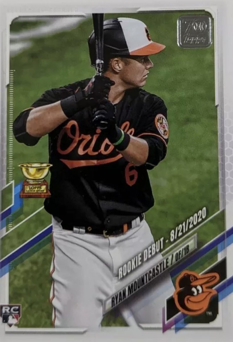 OsCardGiveAways's tweet photo. 1700! Let’s play ball! Like and retweet, follow me and I’ll select one lucky follower to win this Mountcastle card at the end of the game! #Birdland https://t.co/j5RBJUR7E8