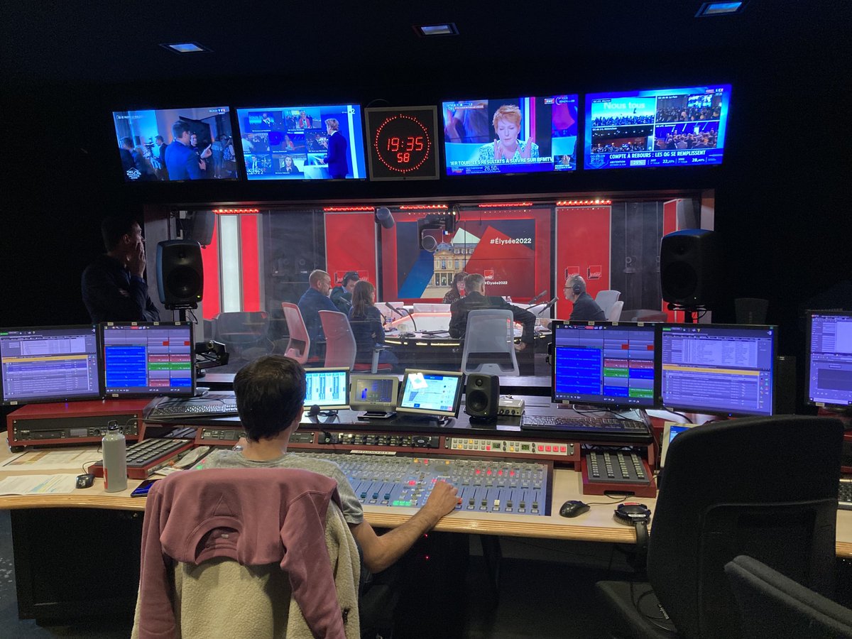 Soirée électorale du premier tour à France Inter