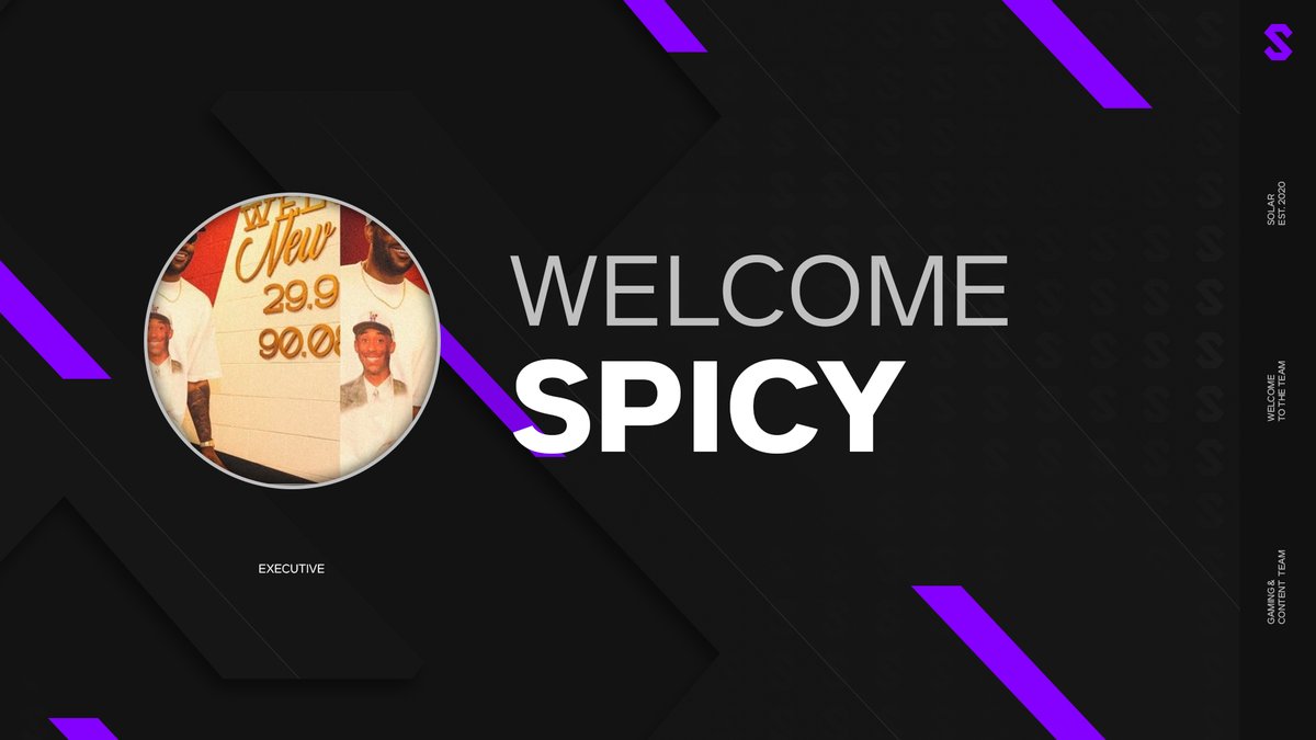 SolarxGG's tweet photo. Here we go 🚀

Please Welcome our new Executive!💜

@ManagerSpicyy

#SolarOnTop https://t.co/SUqqdvpxRf