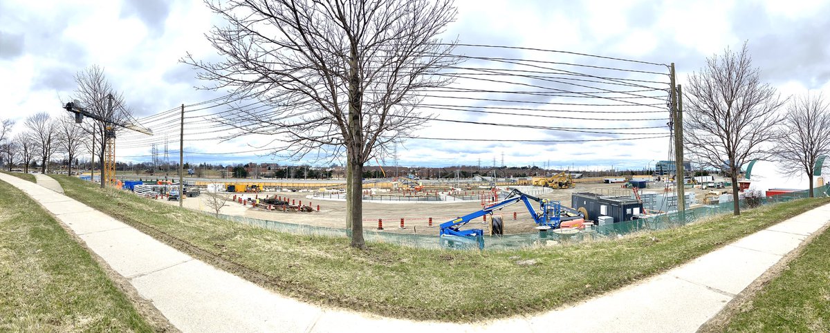 HeBuildsTransit's tweet photo. On our travels, also stopped by the ECWE launch shaft along Matheson. Worked on this project for about a year til i moved firms —> specifically on the O&M planning & ECLRT integration, PDBC, BRT-LRT transfer at Renforth, and the future potential Airport extension. #ecwe #lrt https://t.co/IyyL4BD2UA