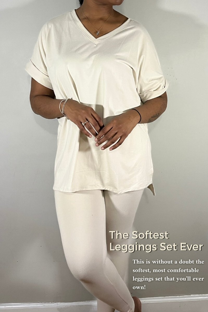 ShopSTN's tweet photo. Seriously the comfiest leggings set you’ll ever own! 😫 We’re literally obsessed with our Microfiber Leggings Sets! https://t.co/wmkQCLqQot